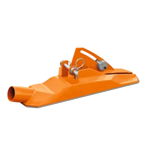 Dieptebegrenzer, met afzuigaansluiting