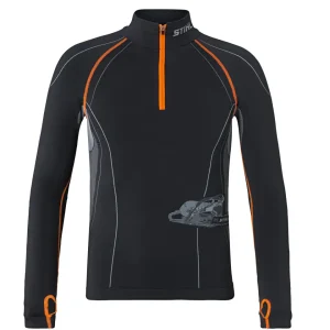Werkshirt, lange mouw, ADVANCE, maat S, zwart