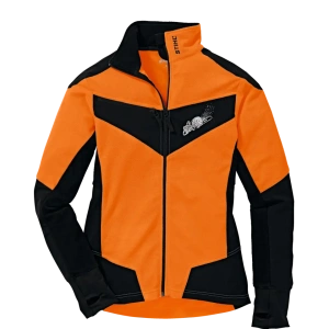 Fleecejack, DYNAMIC, maat XL, fluo-oranje