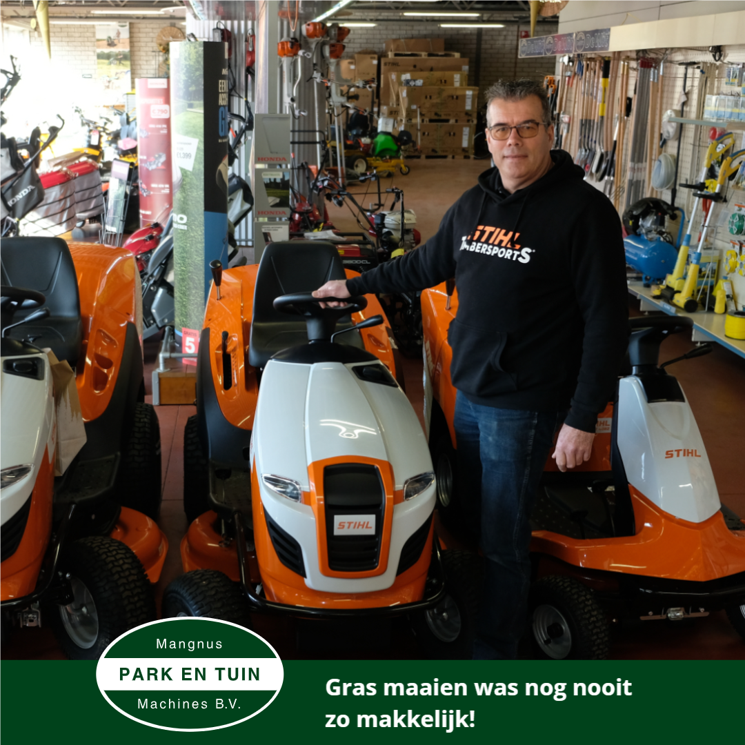 Maaien met comfort en precisie? Ontdek STIHL zitmaaiers!