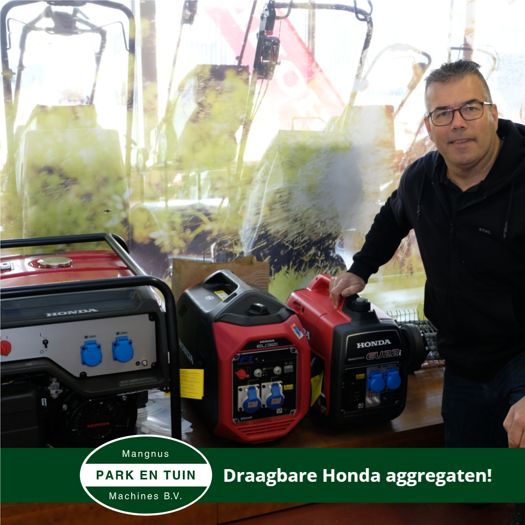 Altijd stroom bij de hand met een Honda aggregaat!