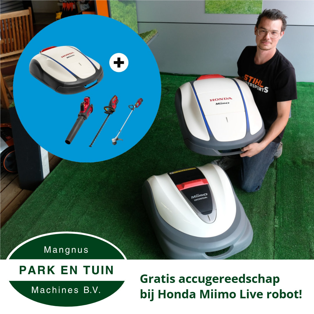 Altijd een perfect gazon met de Honda robotmaaier