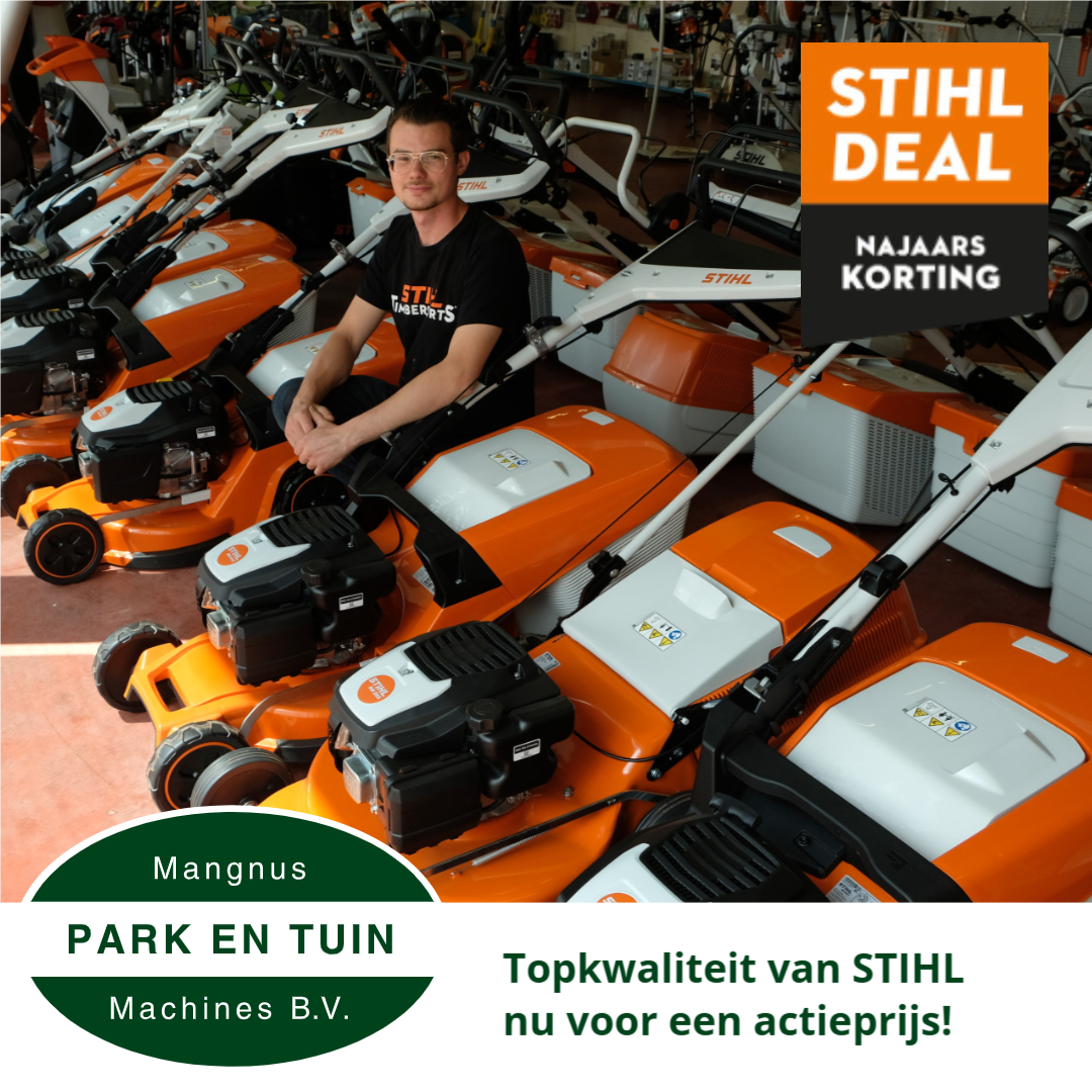 Korting op STIHL grasmaaiers