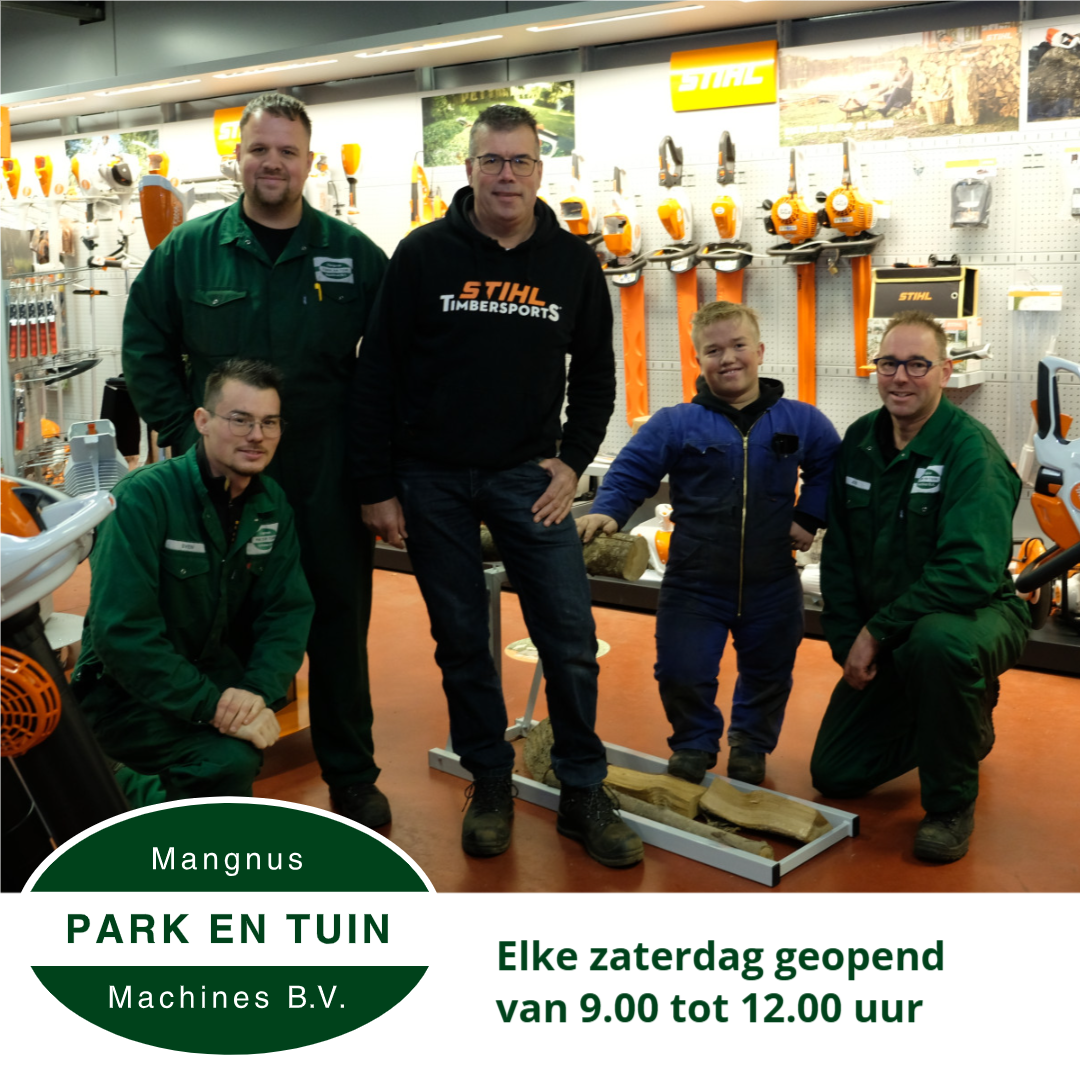 Let op onze openingstijden per november