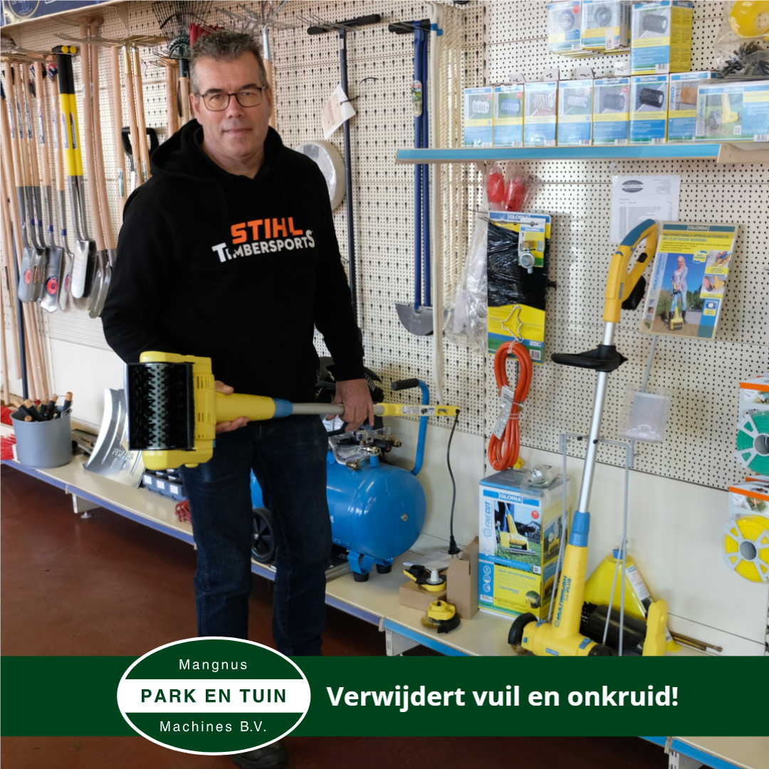 Maak je terras, oprit of tuin weer netjes met de MultiBrush!
