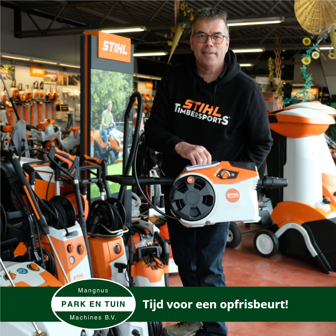 Volop genieten van een schone tuin!